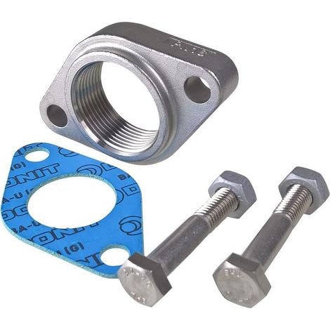 GRUNDFOS Accessori per pompe centrifughe vert. Flangia ovale Rp11/4 Acciaio inox, 96449747