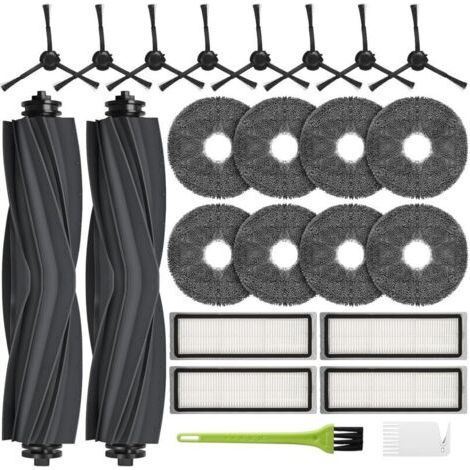 Accessoires pour Dreame L10 Prime / L10s Plus / L10s Pro Gen 2 / L10s Ultra/Xiaomi X20 Plus / X10+ Pièces de Rechange 2 Brosse Principale 8 Chiffons de Nettoyage 4 Filtres 8 Brosse Latérale (1/4)