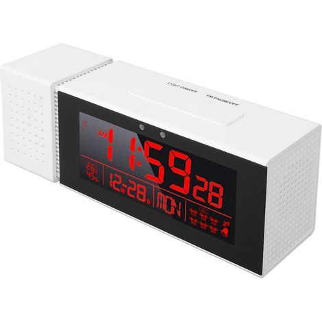 LED digital clock with human motion sensor, electronic night light, adjustable alarm clock with backlight for children and students (1/5)