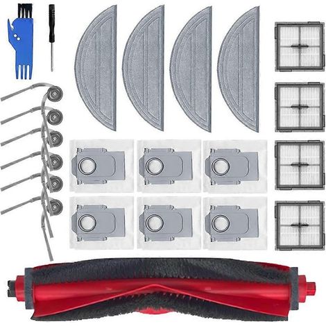 Ricambi per aspirapolvere Roborock Q10 S5 / Q10 S5+ / Q10 X5 / Q10 X5+ / Q10 VF / Q10 VF+: spazzola, filtro, panno per la pulizia, sacchetto raccoglipolvere. (1/5)