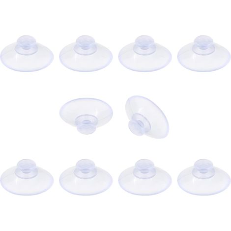 20 Ventouses, Plastique PVC, Diamètre 20 mm, Sans Crochet, Pour Décoration et Organisation (1/5)