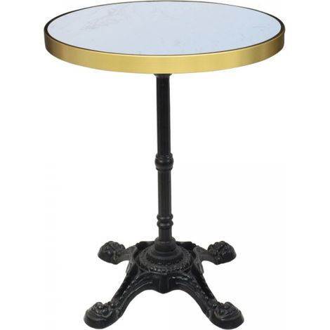 Tavolo rotondo per ristorante, caffetteria, terrazza o tavolo bar o brasserie diametro 60 cm
