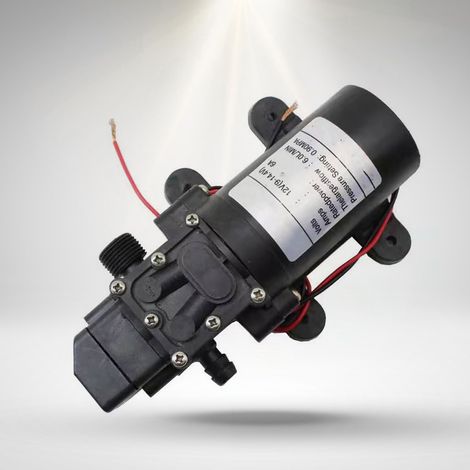 Pompe à Membrane Électrique Miniature Intelligente 12V avec Interrupteur de Pression pour Nettoyage Haute Pression 72W-KZQ (1/5)