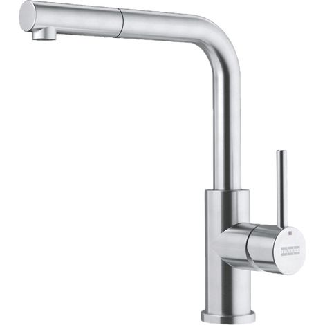 Mitigeur évier glenda à bec haut orientable avec douchette - Saillie : 220 mm - Matériau : Inox 304 - Hauteur : 300 mm - FRANKE (1/5)