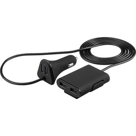 Caricabatterie USB MECHERO 12/24V A 5Vdc X4 9,6A