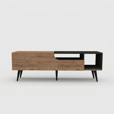 Mobili TV, tavolo TV, credenza bassa Stand Atlantic Pino Antracite (1/3)