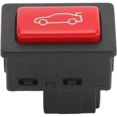 Bouton de commutation de déverrouillage du coffre arrière, réponse rapide, longue durée de vie, hayon ABS ouvert pour série 1 2 3 4 5 6 7 X1 Z4 rouge (1/5)