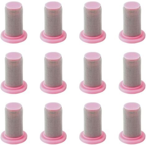 Lot de 12 buses pulvérisation, pulvérisation en acier inoxydable, filtres maille, plastique pour KnapsackSprayer PTO machines marquage ligne (Vert-100 Rose - (1/5)