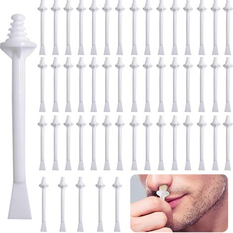 100 Pièces Bâtonnets applicateurs de Cire, Cire de Nez Baguette, Épilation pour le Nez, Les Sourcils et Poils du Visage (1/5)