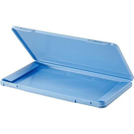 MINKUROW Scatola Portamaschera Usa E Getta Portatile, Scatola Per La Pulizia Antipolvere E A Prova Di Umidità, Scatola Portaoggetti In Cotone Filtrato (Blu) (1/5)