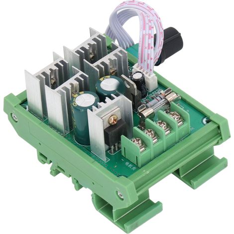 30A régulateur de vitesse moteur DC 10V-55V 25KHZ variateur ajustable avec bouton de contrôle de vitesse (1/5)