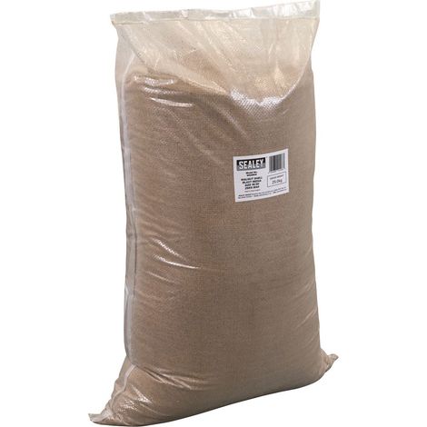 Sealey WS25KG Walnut Shell Blast Media - Size 16/30 - 25kg Bag (1/4)