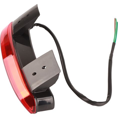 Feu stop arrière moto 8 LED, plaque d'immatriculation pour Bobber Cafe Racer