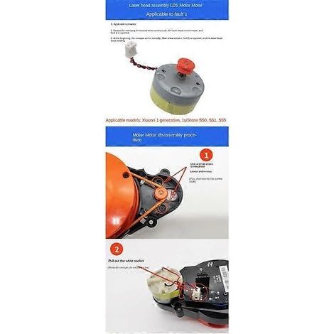 Capteur de distance laser (LDS) pour aspirateur robot Xiaomi MI 1S 1st SDJQR01RR - Accessoires pour aspirateur robot (1/5)