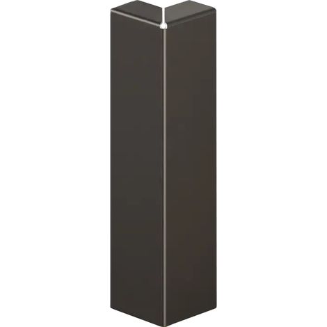 FCL Außenecke für FC Stahlsockel 10cm x 2cm x 1cm - schwarz matt
