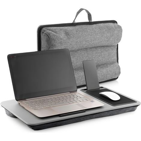 Vassoio Da Letto Xl Scrivania Portatile Per Notebook Con Tappetino E Mouse