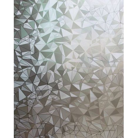 Film Électrostatique Fenêtre Film de Vitre Autocollant Bon Intimité Protection Film Auto-Adhésif Anti Regard Sticker Anti-UV Film Décoratif pour Bureau Chambre Cuisine Maison 90x300cm (1/4)