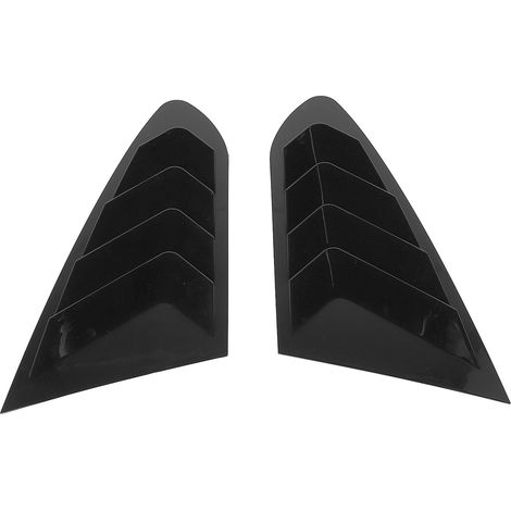 Paire de couvercles de persiennes de fenêtre latérale arrière, pare-soleil gauche droit pour grille d'aération pour série 4 F36 2014 – 2020, noir brillant (1/5)