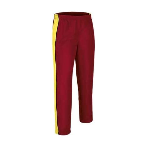 Pantalón deportivo largo Match Point 3 niño Rojo/Amarillo/Negro