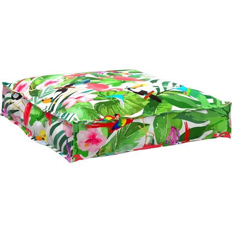Kissen Floral Mehrfarbig 70 x 70 x 12 cm Oxford-Stoff