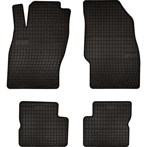 Tappetini in gomma per auto per: Opel Corsa D hatchback (2006-2015) - neri, su misura