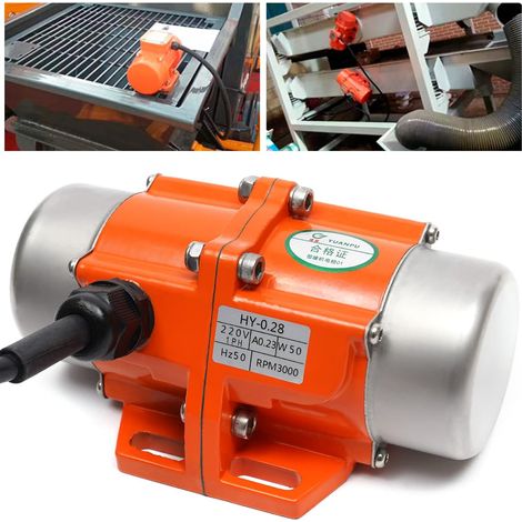 1Phase Vibrator Vibrationsmotor Asynchroner Vibrationsmotor Mehrzweckmotor für Mechanische Geräte Bergbau, Metallurgie, Kohle, Elektrizität, Bauwesen, Chemie 3000 U/min 220V (50W)