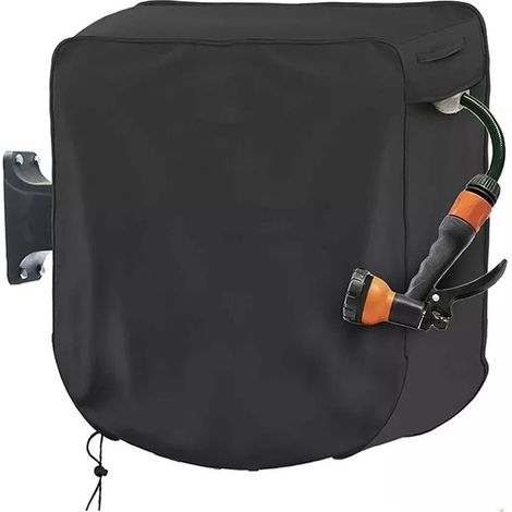 Housse de protection murale pour enrouleur de tuyau d'arrosage, imperméable et résistante aux UV, pour jardin ou extérieur. Dimensio (1/5)