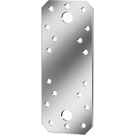 Connettore piatto L.96mm P.35mm S.2.5mm STA zincato sendzimir caposquadra (Per 50)