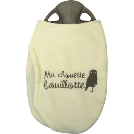 LAGUELLE - Bouillotte chouette avec housse polaire (1/6)