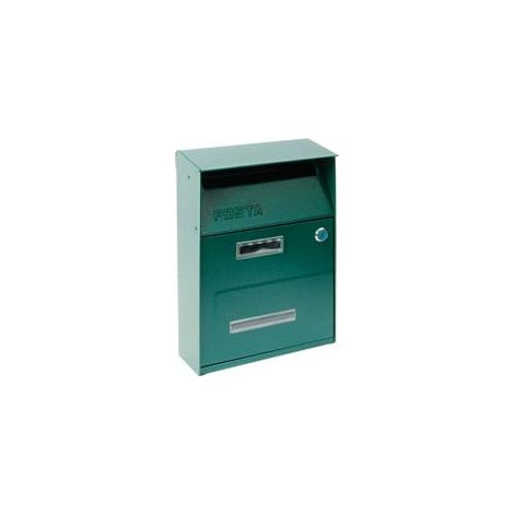Cassetta Postale Portariviste per Esterni Verde 21,5 CMX10,5X33H. Verde