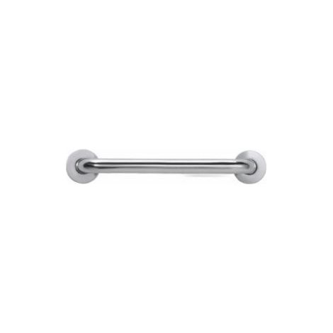 Barre de bain droite fixe - NOFER Options : 450 mm (acier inoxydable satiné)