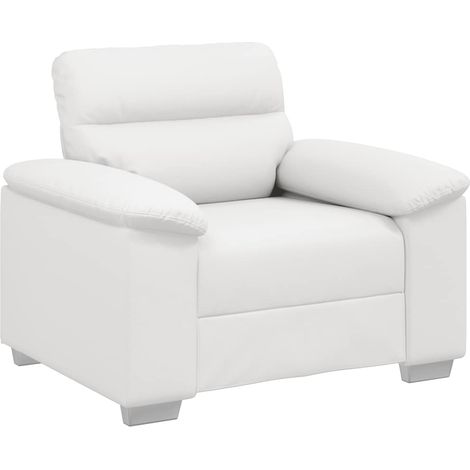 Maison Exclusive - Poltrona Bianca 100x81x84 cm in Similpelle