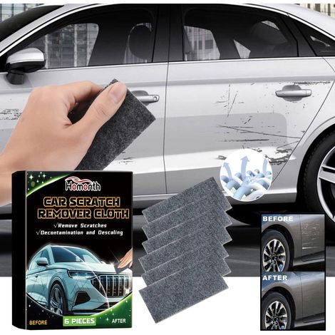 Chiffon à paillettes nano pour automobile - Soin des rayures, réparation de peinture, polissage, rénovation et entretien - 6 pièces (1/5)