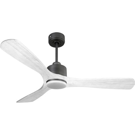 Ventilatore da soffitto Reversibile Termostato Dimmabile Wifi Motore CC Tetti inclinati Telecomando Luce a tre toni Hypersilence Memoria Shopify Vendible (AUTOMATICO) PURLINE NusaD132C03LED65274 (1/5)