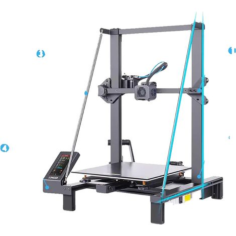Imprimante 3D, Grande Zone d'Impression, Écran Tactile Convivial, Longer LK5 Pro, UE (1/2)