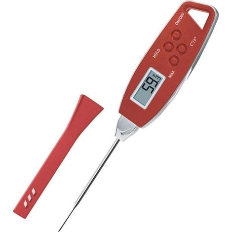 Thermomètre à aiguille alimentaire étanche de cuisine mesure de température précise et rapide thermomètre à eau thermomètre à barbecue (1/5)
