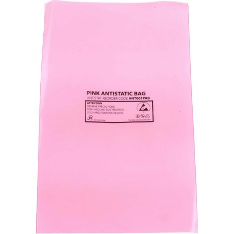 Sachet antistatique RS PRO 75mm x 125mm, Fermeture par thermo-soudage ( Prix pour Lot de 100 ) (1/2)