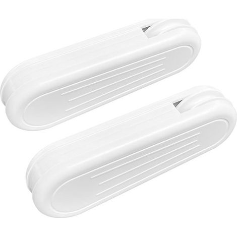 Contrapesos para cordón de cortinas (paquete de 2) para persianas verticales y cortinas - Blanco (1/5)