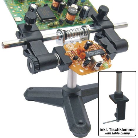 Donau Elektronik  Platinenhalter 360° drehbar, 270° schwenkbar  1 St.