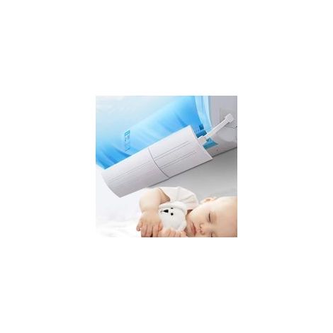 Bouclier De Climatiseur,Baffle DéFlecteur D'Air Froid RéTractable Vent Shield Pare-Brise Pare-Vent Mural Anti-Direct Soufflante Pour Chambre