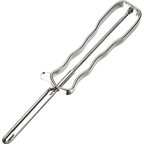 KAI Pelapatate universale - Pelapatate a I in acciaio inossidabile con lama da 5 cm / manico da 11 cm - Pelapatate per verdure frutta pelapatate per asparagi (1/4)