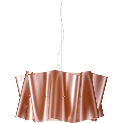Lampadario Moderno Folio Polilux ® Rame E Metallo Cromo 5 Luci E27 (1/2)