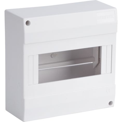 COFFRET VIDE 1 RANGEE 8 MODULES 160X160X65MM