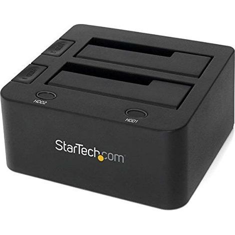 StarTech.com SDOCK2U33 Speicherlaufwerk-Docking-Station USB 3.2 Gen 1 (3.1 Gen 1) Type-B Schwarz (1/5)