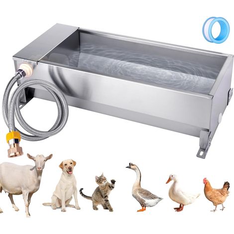 Abreuvoir Automatique 7,5 L en Acier Inoxydable pour Chien (1/5)