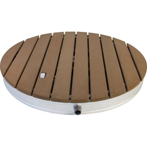 Outdoor Gartendusche Bodendusche, rund Ø 74 cm, mit Gartenschlauchanschluß (1/5)
