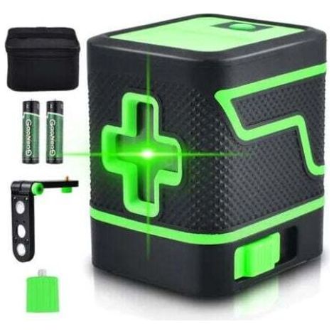 Laser level strong light thin line automatic line drawing mini small portable 2 line green light level meter line casting instrument (1/4)
