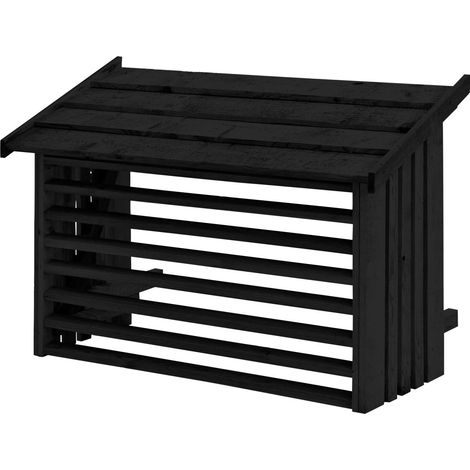 Plus Wärmepumpen Verkleidung RAL 9005 Schwarz (1/3)