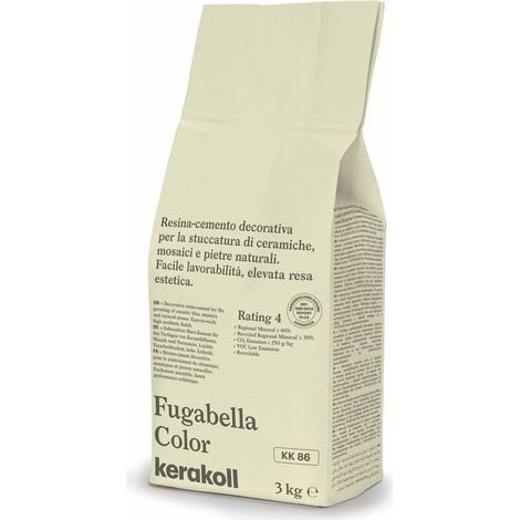 Joint de carrelage Fugabella Color FILL 3 kg by KERAKOLL Coloris KK86