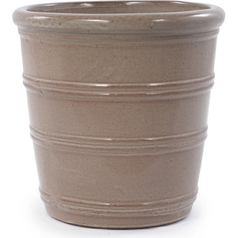 GagaPot céramique artisanal taupe Ø 24 cm (1/5)